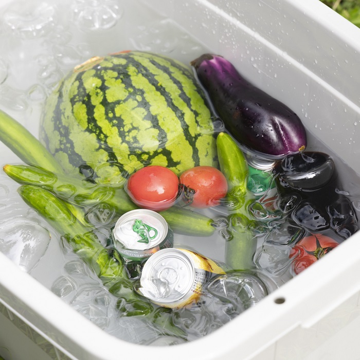 角型ジャンボタライ 水抜栓付 80型 グレーの通販｜たらい｜バケツ