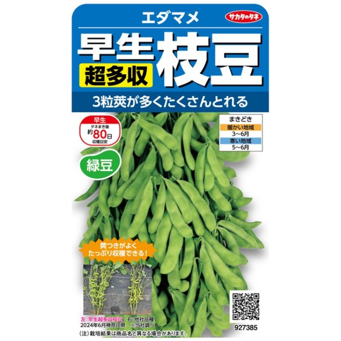 サカタのタネ エダマメ 早生超多収枝豆の通販｜エダマメ｜野菜の種