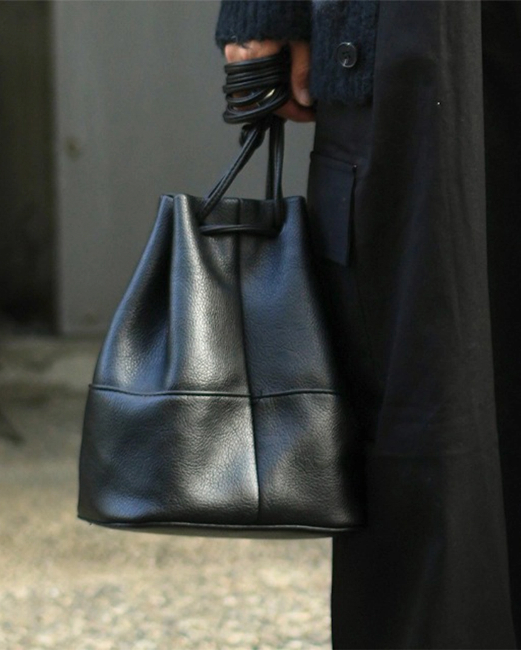 レザードローストリングバッグ | ファッション通販サイト NUGU