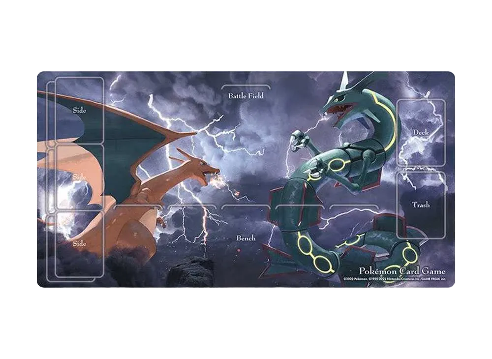 ポケモンカードゲーム ラバープレイマット リザードンVSレックウザの