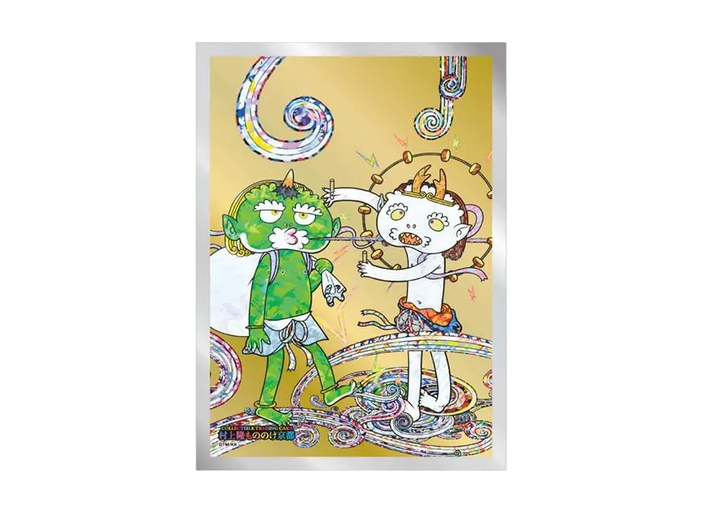 ムラカミフラワーズ 村上隆もののけ京都 トレカスリーブ (風神雷神図