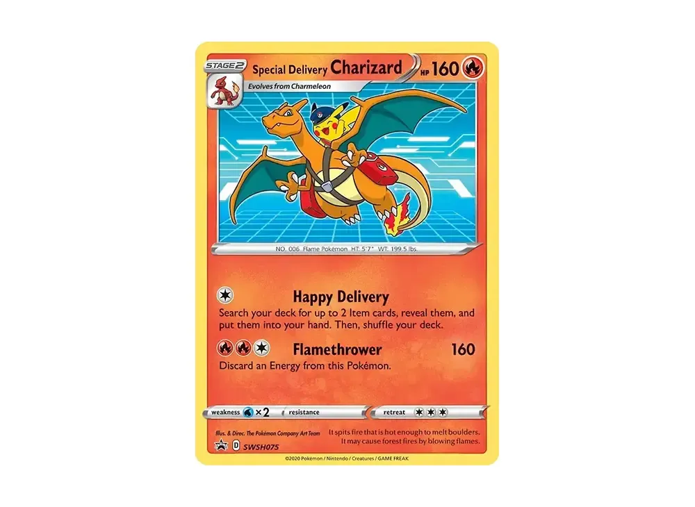 スペシャルデリバリーリザードン P [SWSH075]【英語版】(ソード