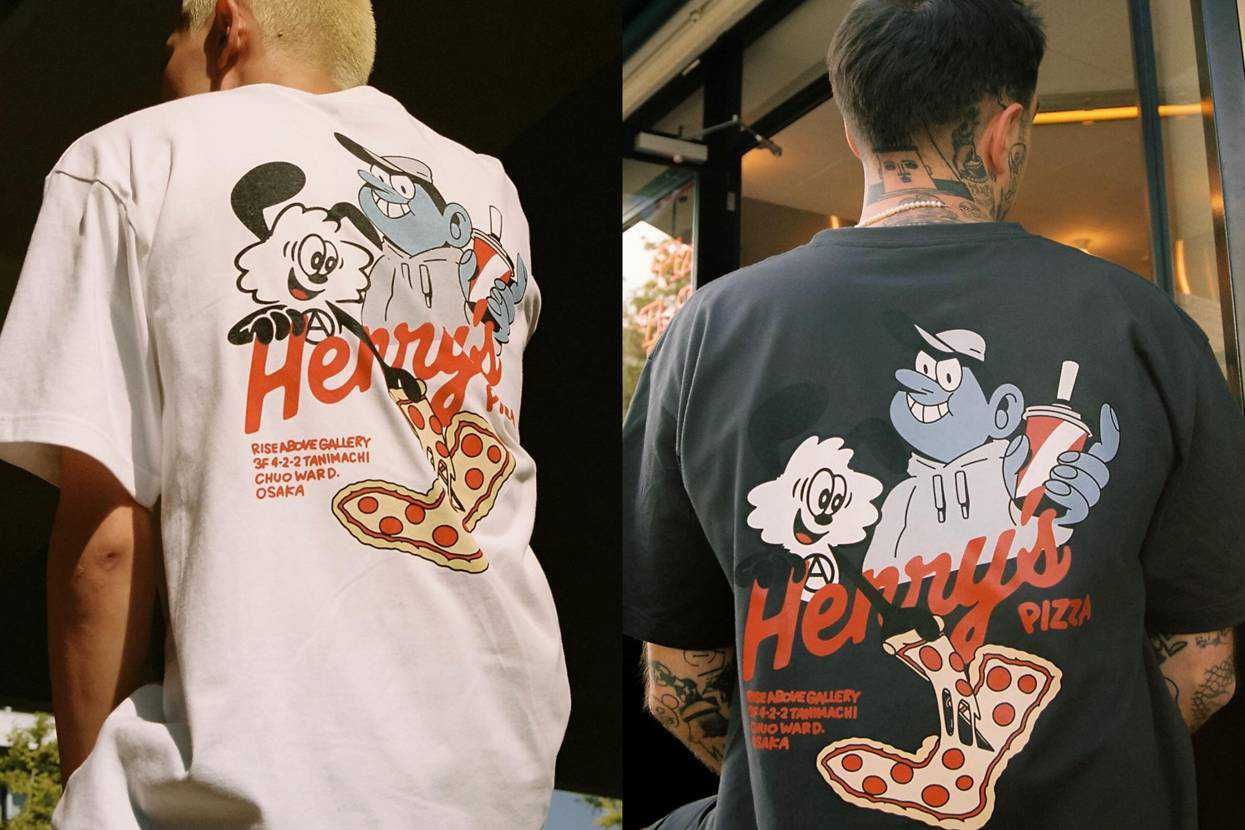 10/26発売｜VERDY × LUGOSIS × WHIMSYのコラボTシャツがHenry's PIZZA