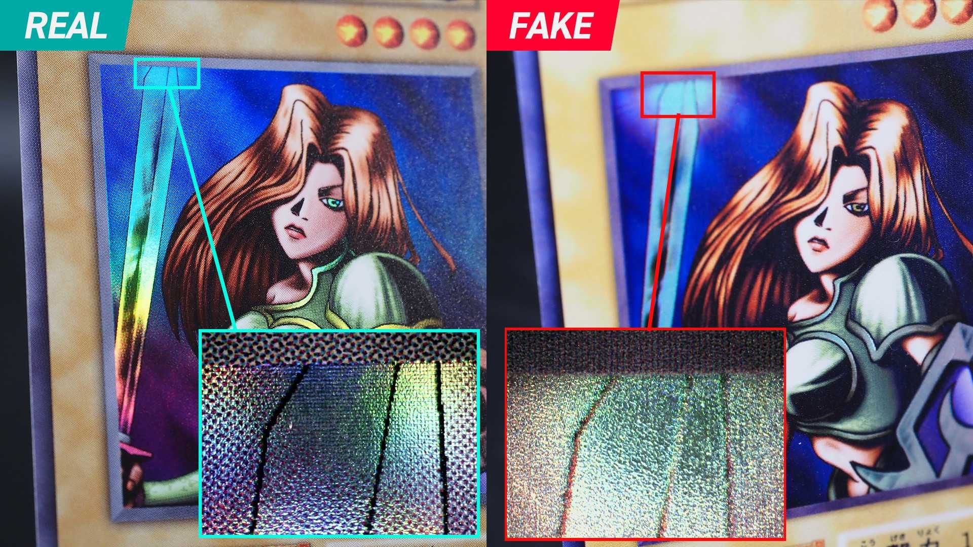 遊戯王OCG】「女剣士カナン (復刻版) UR」の真贋鑑定ポイントとは