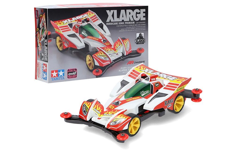 12/28発売｜XLARGE × TAMIYA ミニ四駆 ハリケーンソニック｜抽選/販売