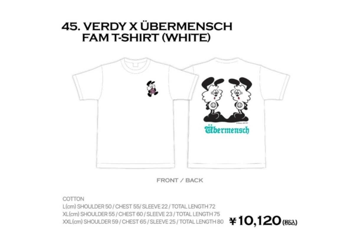 5/25発売｜VERDY × G-DRAGON T-Shirt collection｜抽選/販売/定価情報