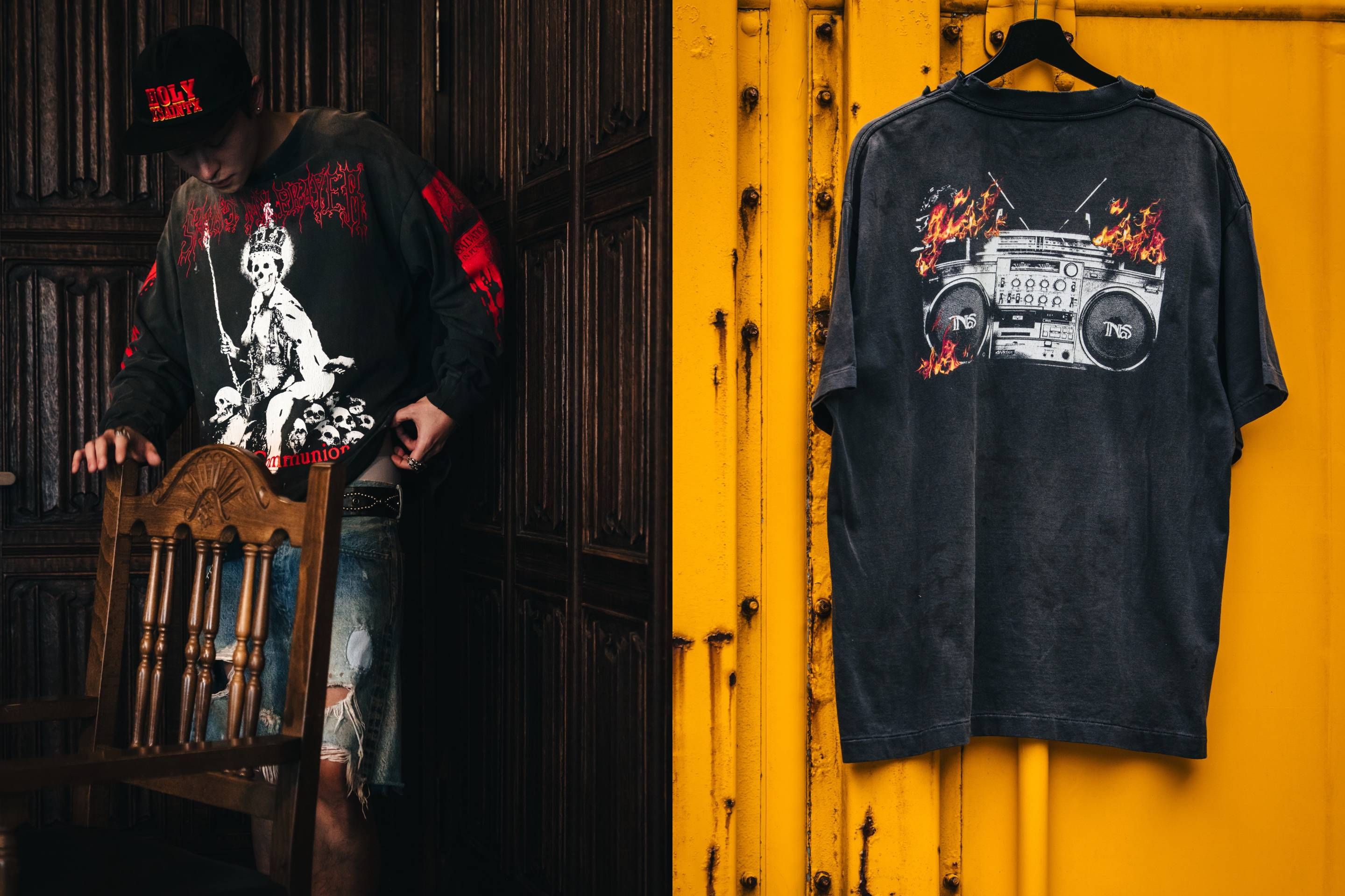 SAINT Mxxxxxxが2025秋冬コレクション第6弾を発表！伝説的ラッパーNas