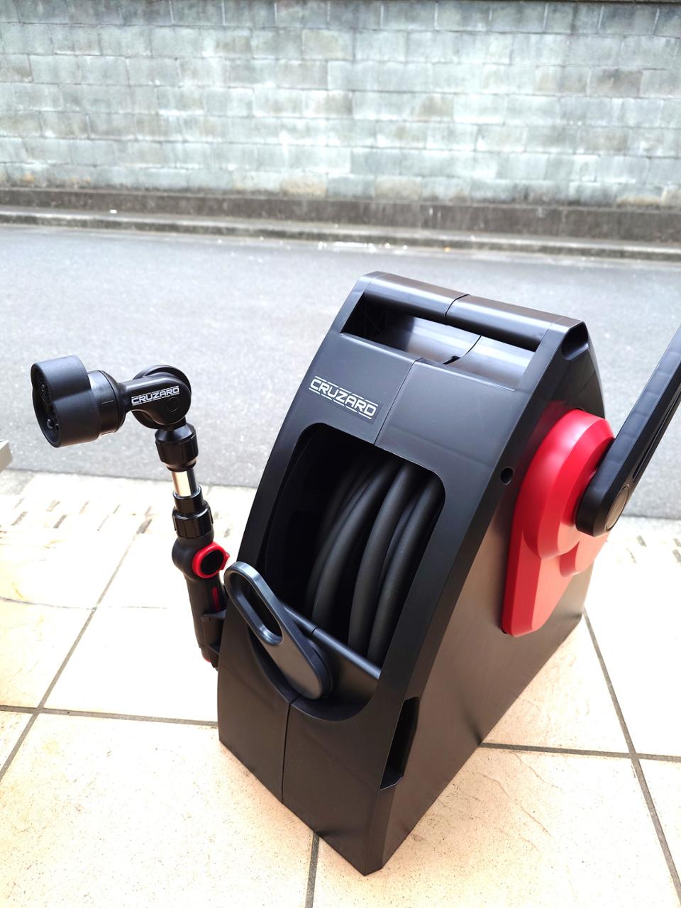 コメリ CRUZARD(クルザード) 洗車用ホースリール ギアスピードプラス