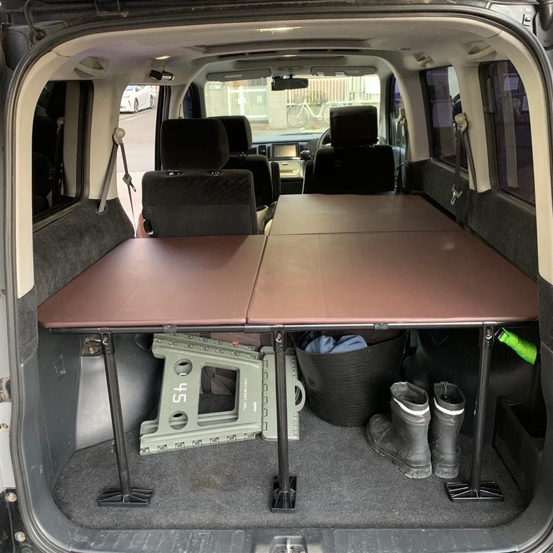 イレクターパイプで車中泊ベッド（ホンダ ステップワゴンスパーダ・RF