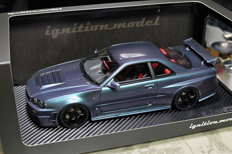 ignition model 1/18 Nismo R34 GT-R Z-tune Midnight Purple III の