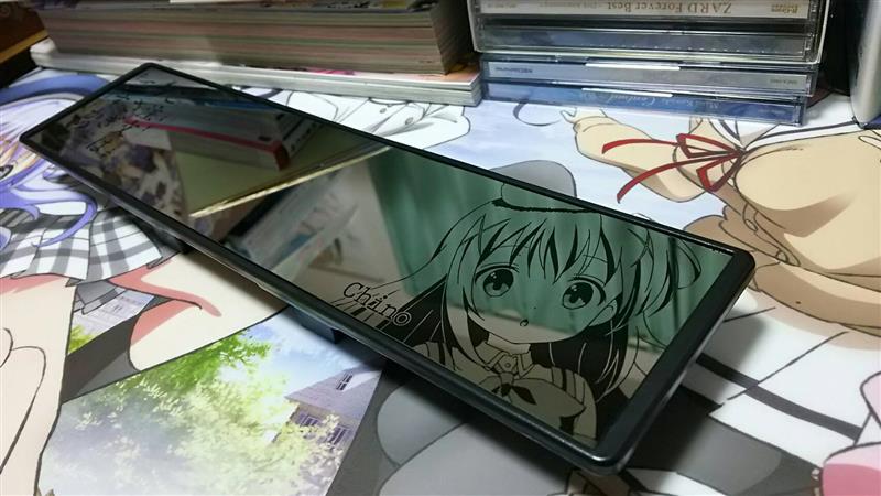 キャラアニ ご注文はうさぎですか?? 自動車用ワイドミラー チノ の