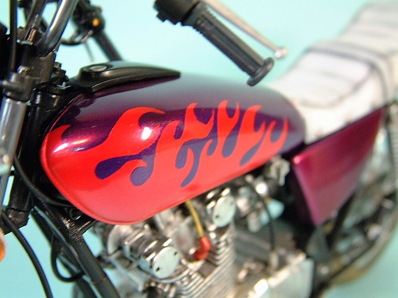 alley-catのフォトギャラリー「ナガノ1/8 SUZUKI GS400E 湘爆 江口仕様
