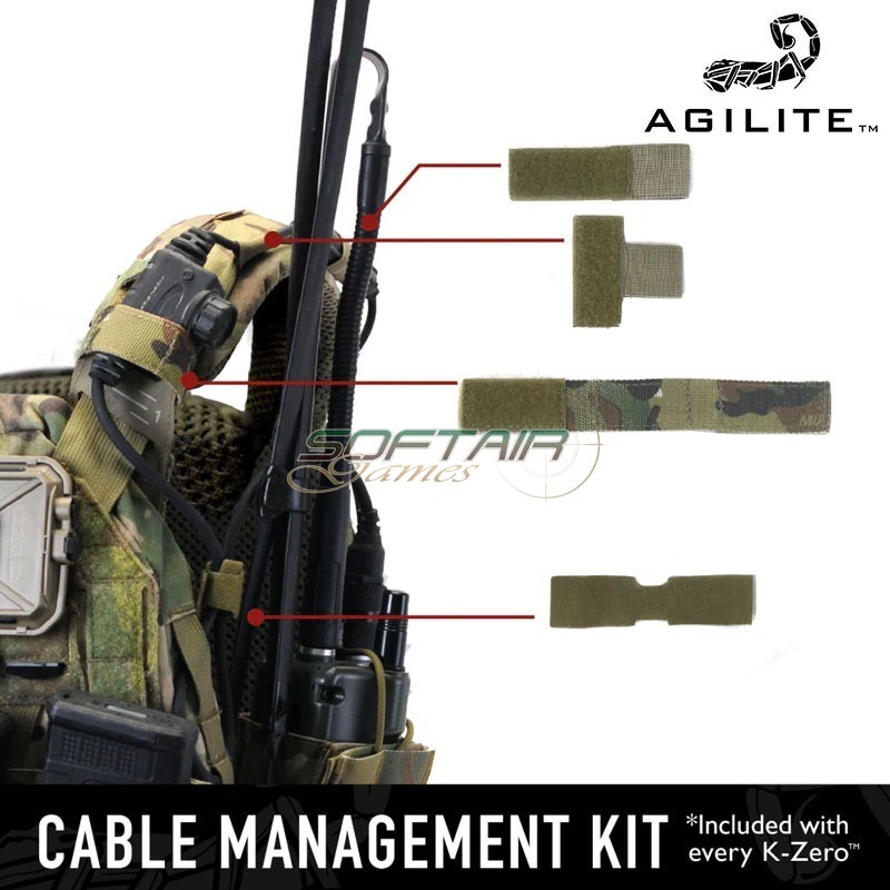 K-ZERO Plate Carrier RANGER GREEN Agilite (8056rng) - Softair