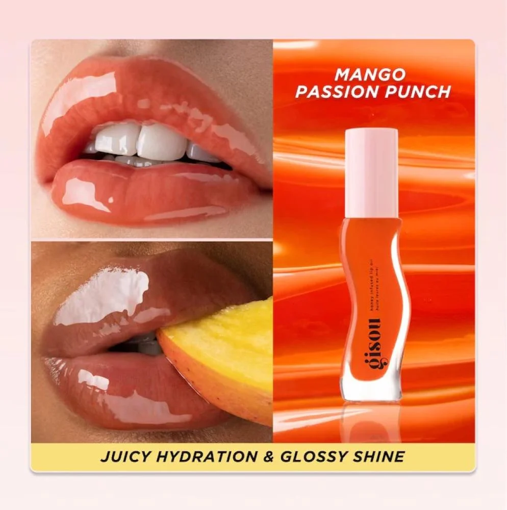 Gisoo Lip Gloss & Moisturizer 8ml - Mango Passion Punch - ديمو بيوتي