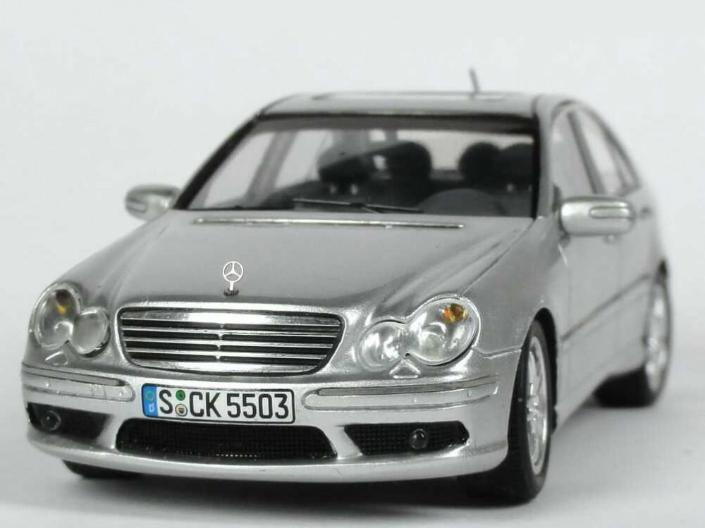 Mercedes-Benz C55 AMG (W203) 2004 Silver Metallic 1:43 Spark