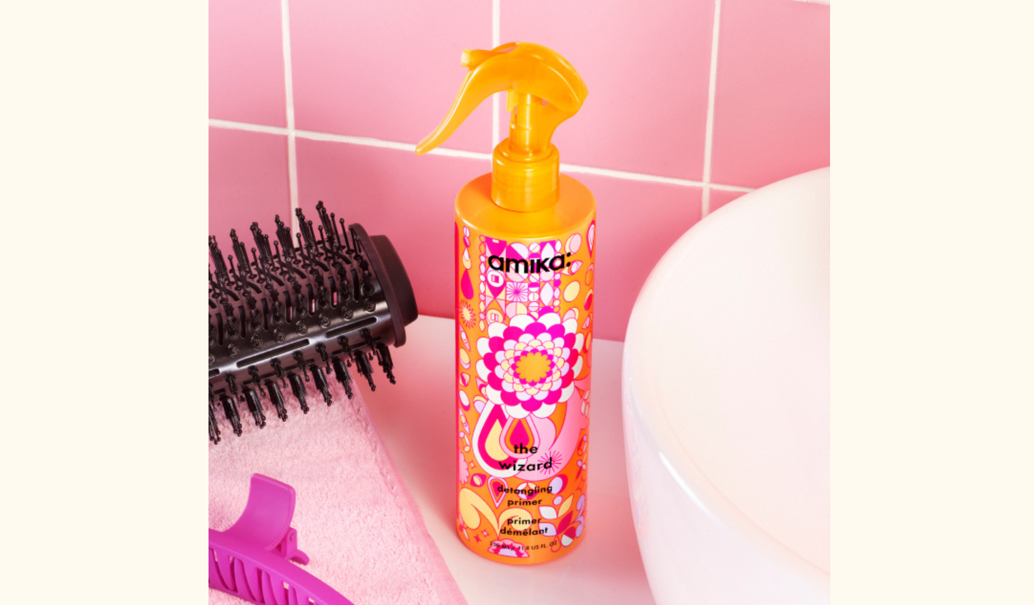 silicone free detangling primer : the wizard | amika