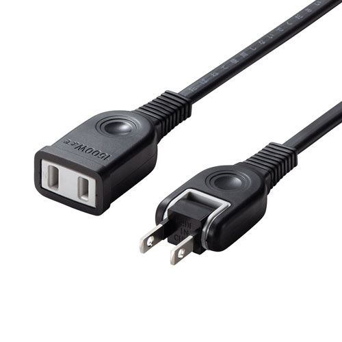 TAP-EX2107BK【電源延長コード（2P・ブラック・7m）】タップや機器の