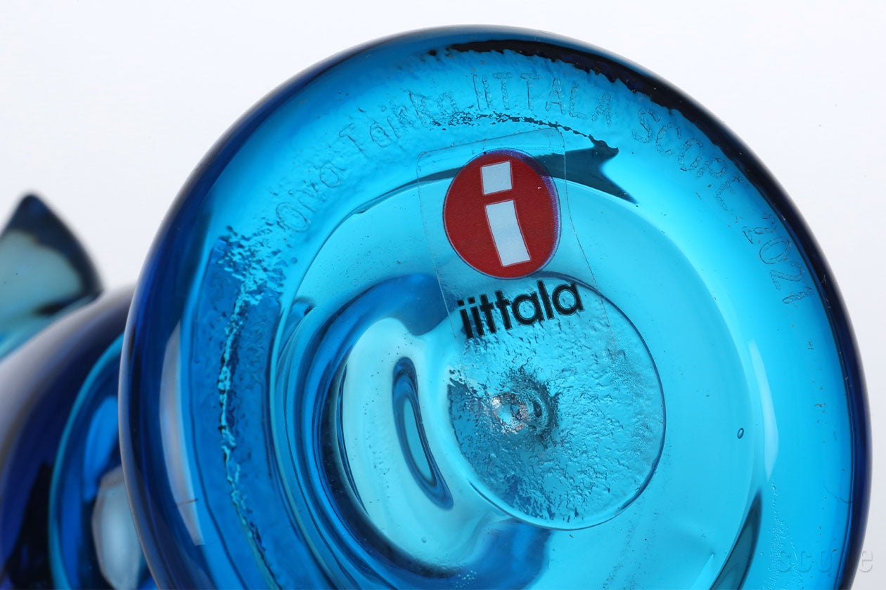 販売終了】iittala | Birds by Toikka ミニシエッポ脚付 ターコイズ x