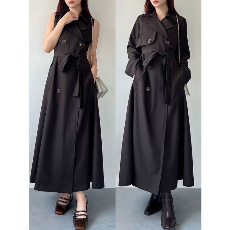 2WAY セパレートフレアトレンチコート[品番：MKSW0065667]｜RESEXXY