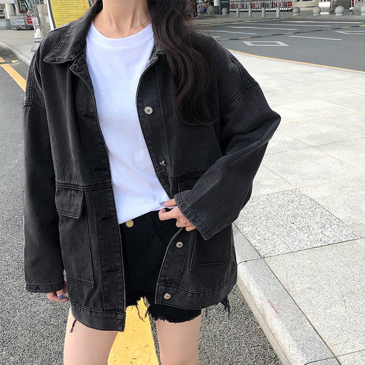 デニムジャケット レディース Gジャン[品番：II000007429