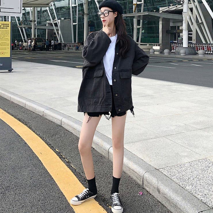 デニムジャケット レディース Gジャン[品番：II000007429