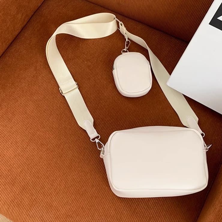 ミニケース付きショルダーバッグ レディース 10代[品番：AMSW1777984