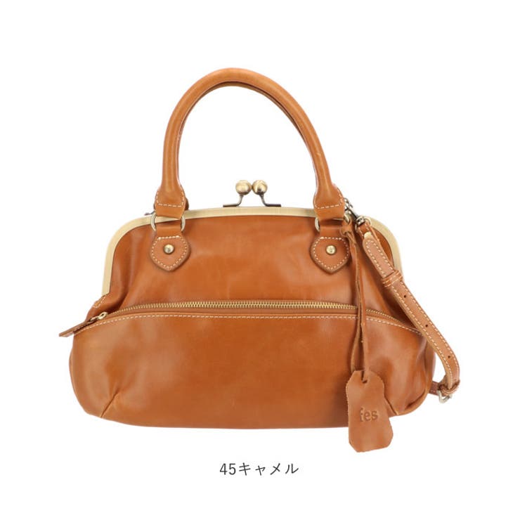 fes フェス 48717 がま口 2WAY ハンドバッグ[品番：BCYW0004895