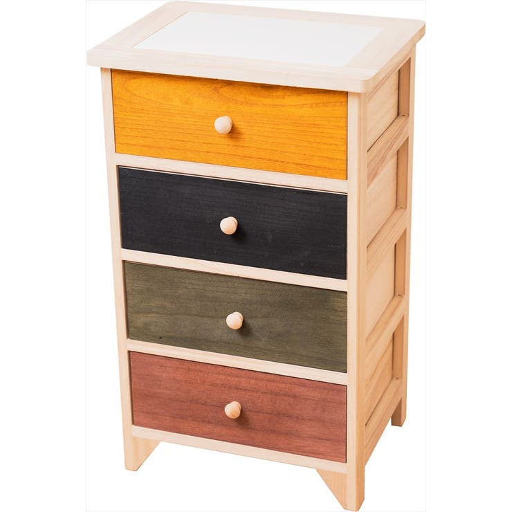 タイル天板桐製チェスト 4段[品番：BCYW0029529]｜BACKYARD FAMILY