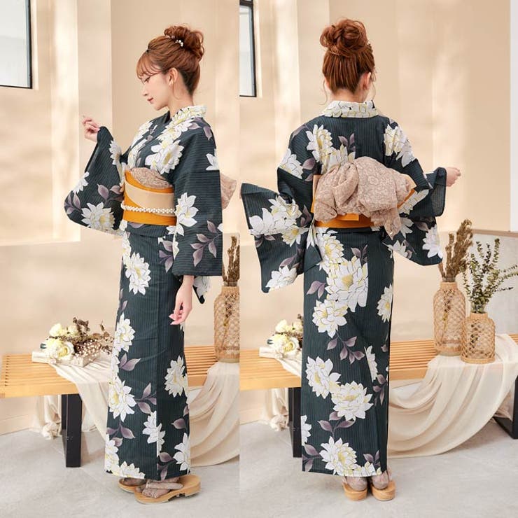 3点SET]縦縞 × 牡丹柄[品番：DY000028620]｜Dazzy（デイジー）の