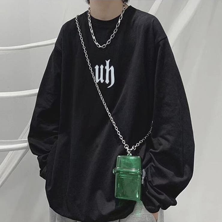 ロンT ネックレスセット ロゴプリント[品番：DCTW0003845]｜Decorative