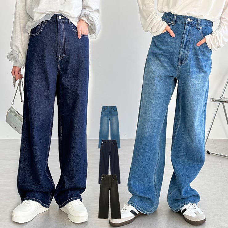 ハイウエストストレートデニム[品番：GERW0010588]｜GeeRA（ジーラ）の