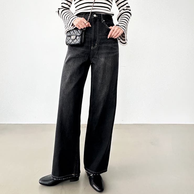 ハイウエストストレートデニム[品番：GERW0010588]｜GeeRA（ジーラ）の