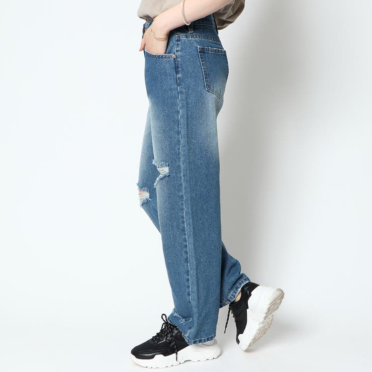 クラッシュデニムパンツ[品番：GORW0007004]｜GORGE （ゴージ）の