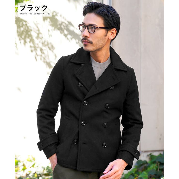 ◇メルトンショートPコート◇ ピーコート Pコート[品番：JG000014446