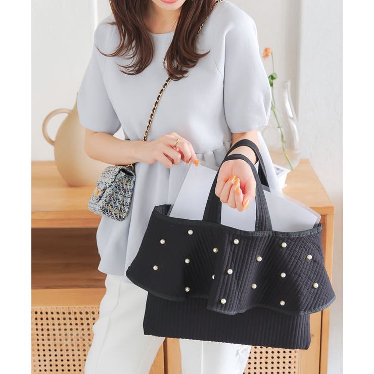 フリルデザインヌビバッグ［B1585］[品番：KO000014479]｜KOBE LETTUCE