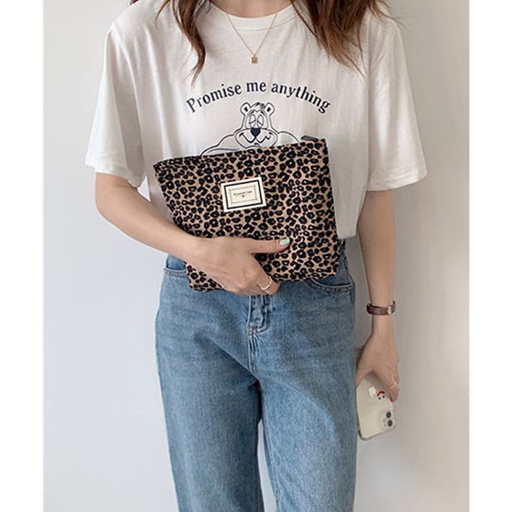 ポーチ 小物入れ レオパード柄[品番：ZI000010176]｜IRADOWL（アイラ