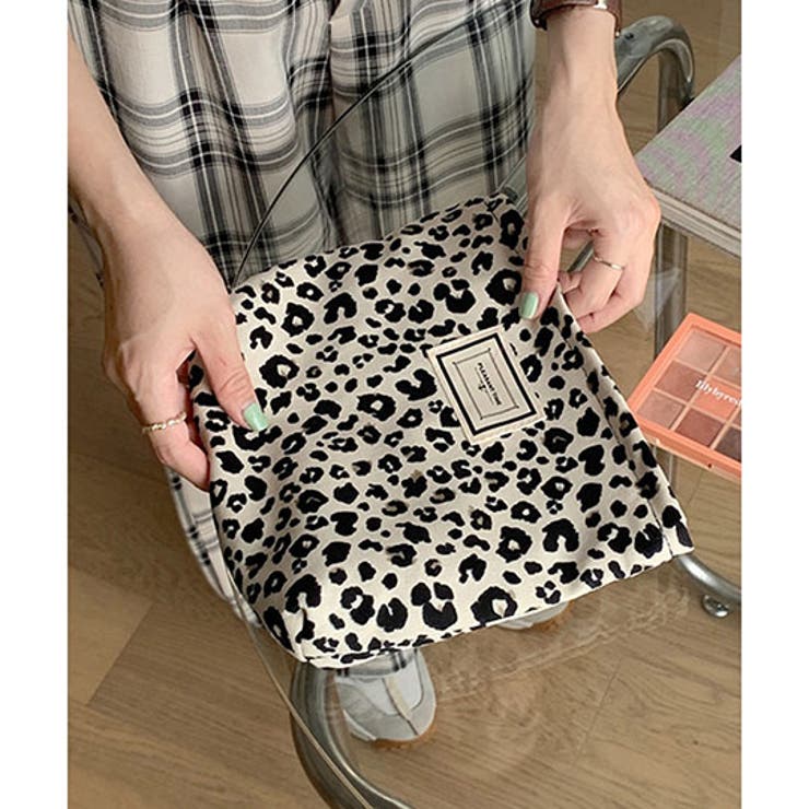 ポーチ 小物入れ レオパード柄[品番：ZI000010176]｜IRADOWL（アイラ