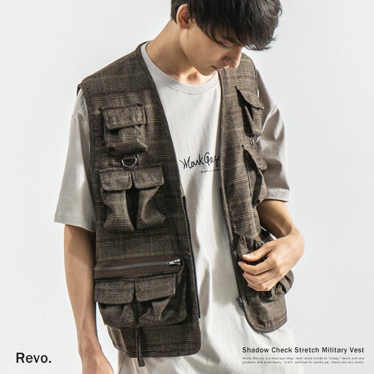 ミリタリーベスト メンズ フィッシング[品番：OE000005572]｜Rocky