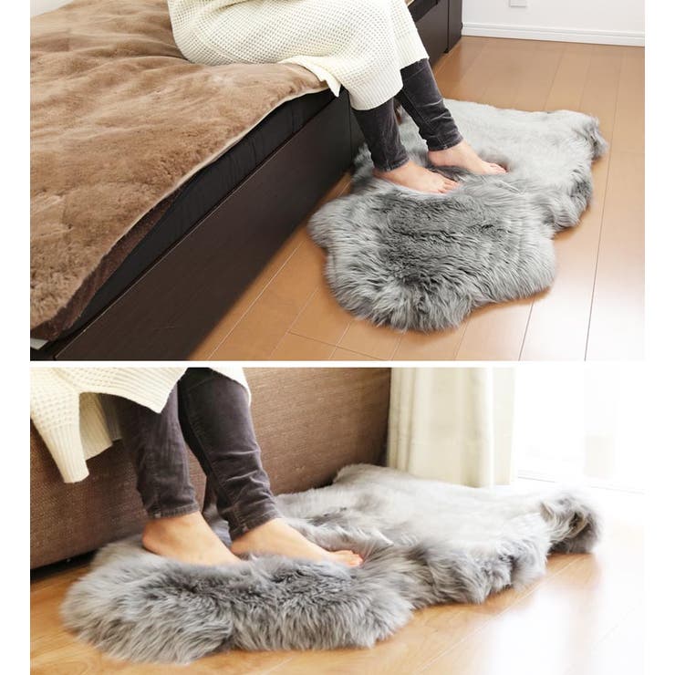 ムートン ラグ 1匹物[品番：SNKC0000463]｜sankyo shokai （サンキョウ