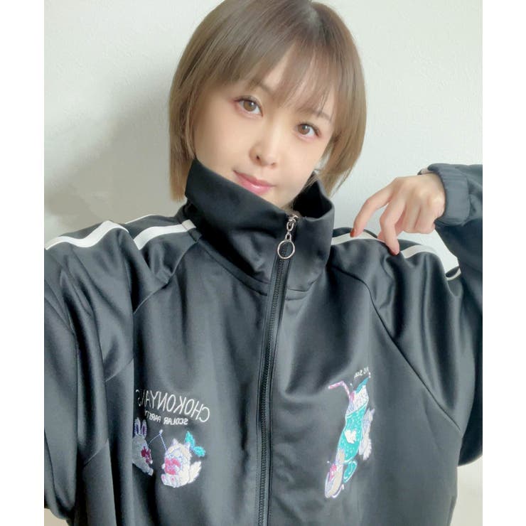 桜咲千依さんコラボ第4弾 ちょこにゃんず刺繍ジャージ[品番