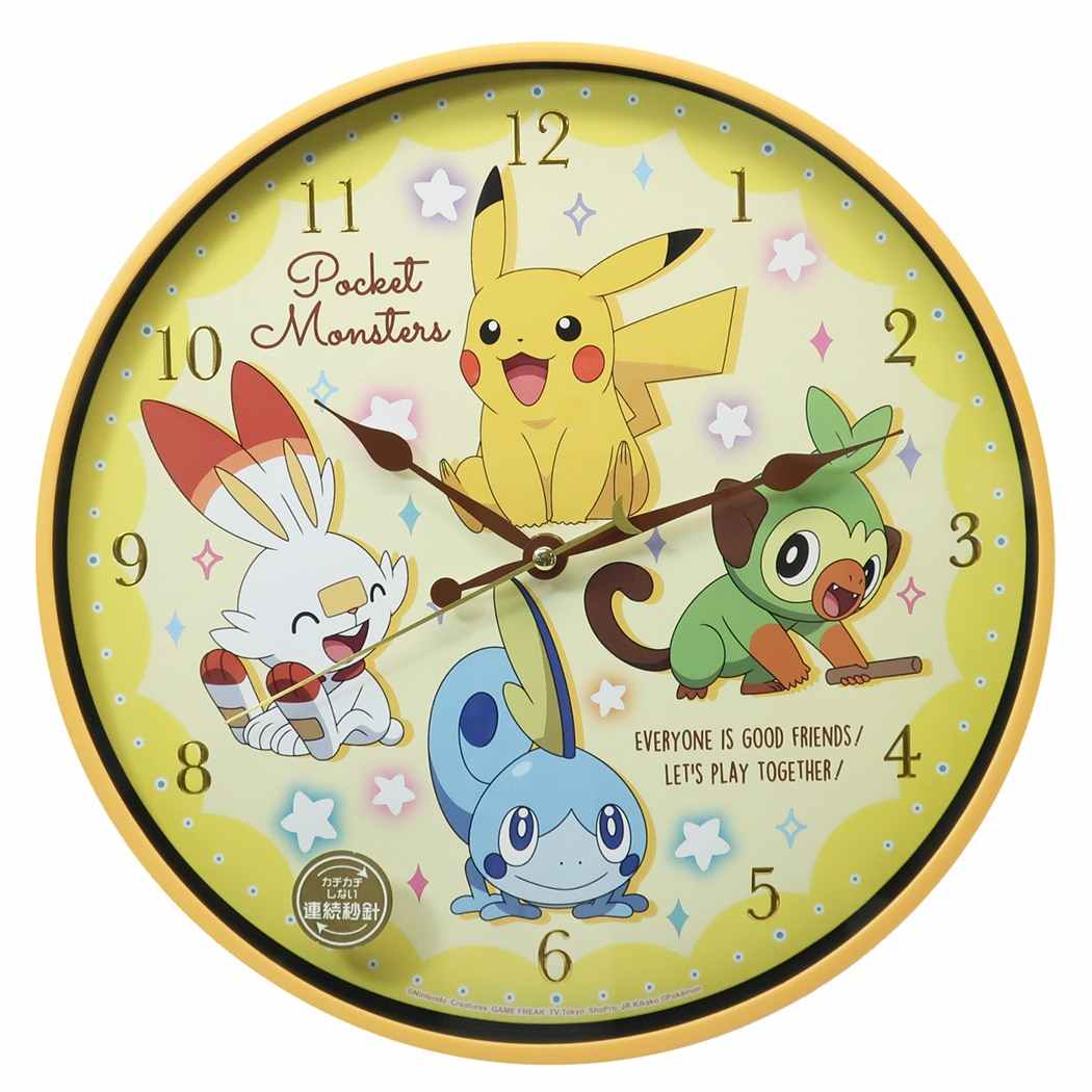 ポケモン 壁掛け時計 インデックス[品番：BREW0077479