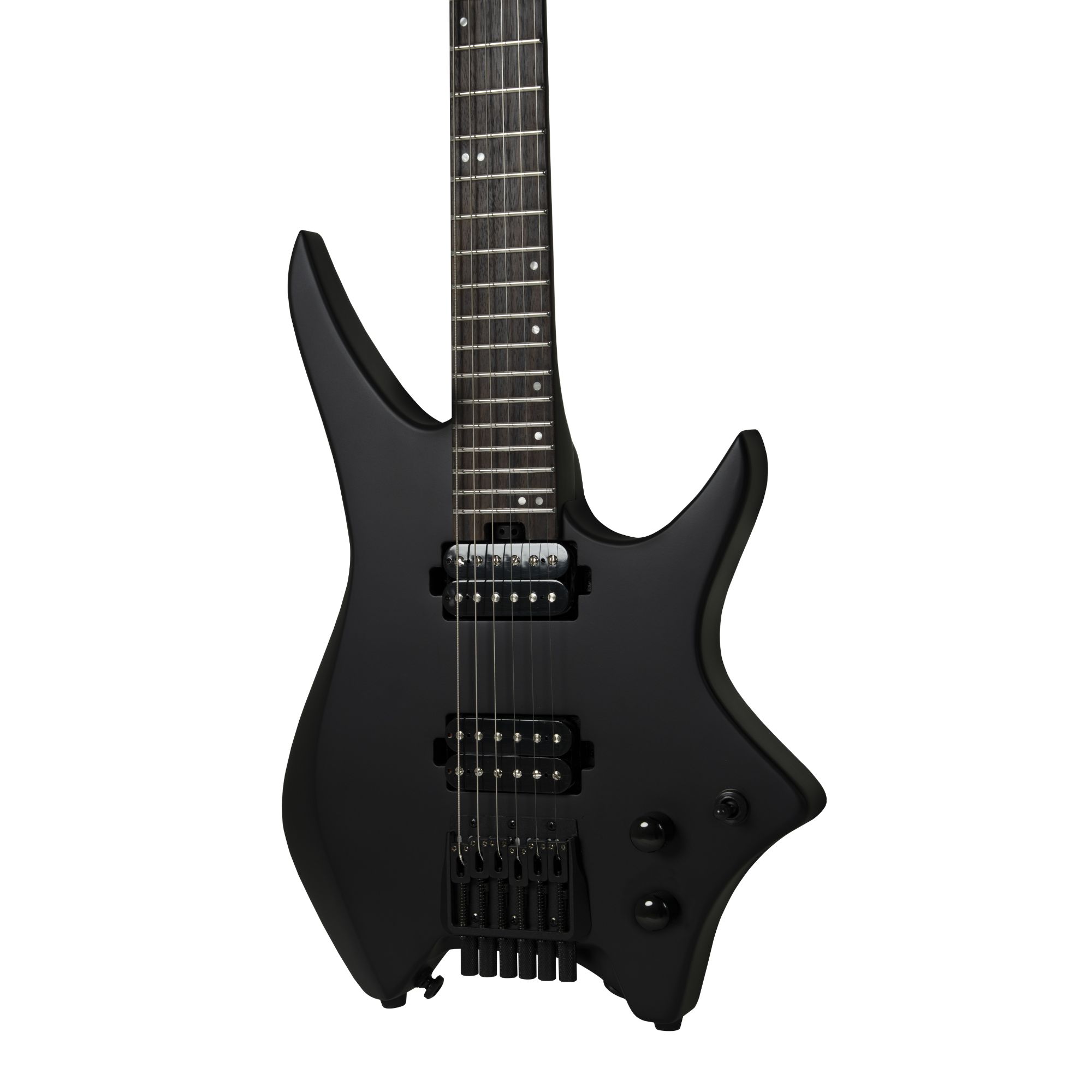 HEX NEXT N400/S BK BLACK - STAINLESS STEEL FRETS HH hex® electric