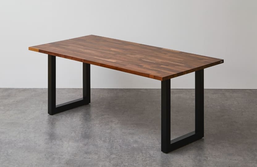 定番モデル】 ダイニングテーブル ウォールナット 無垢材 180cm×90cm