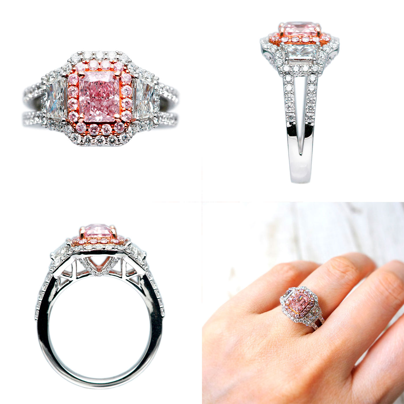 極上品！1.5ctのピンクダイヤモンドリング！ – 大阪心斎橋 宝寿堂