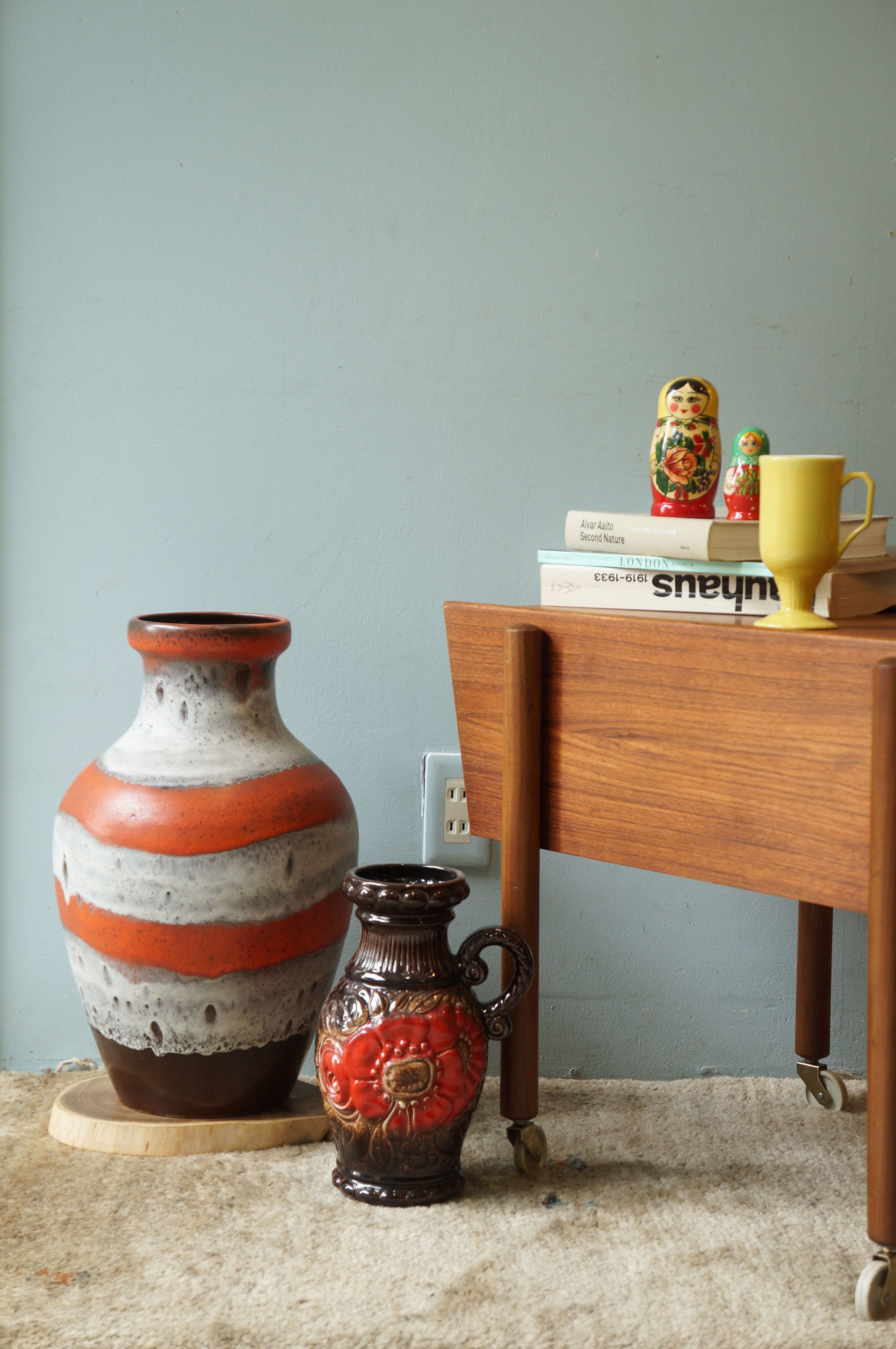 Fat Lava】ファットラヴァ Carstens 花瓶 西ドイツヴィンテージ