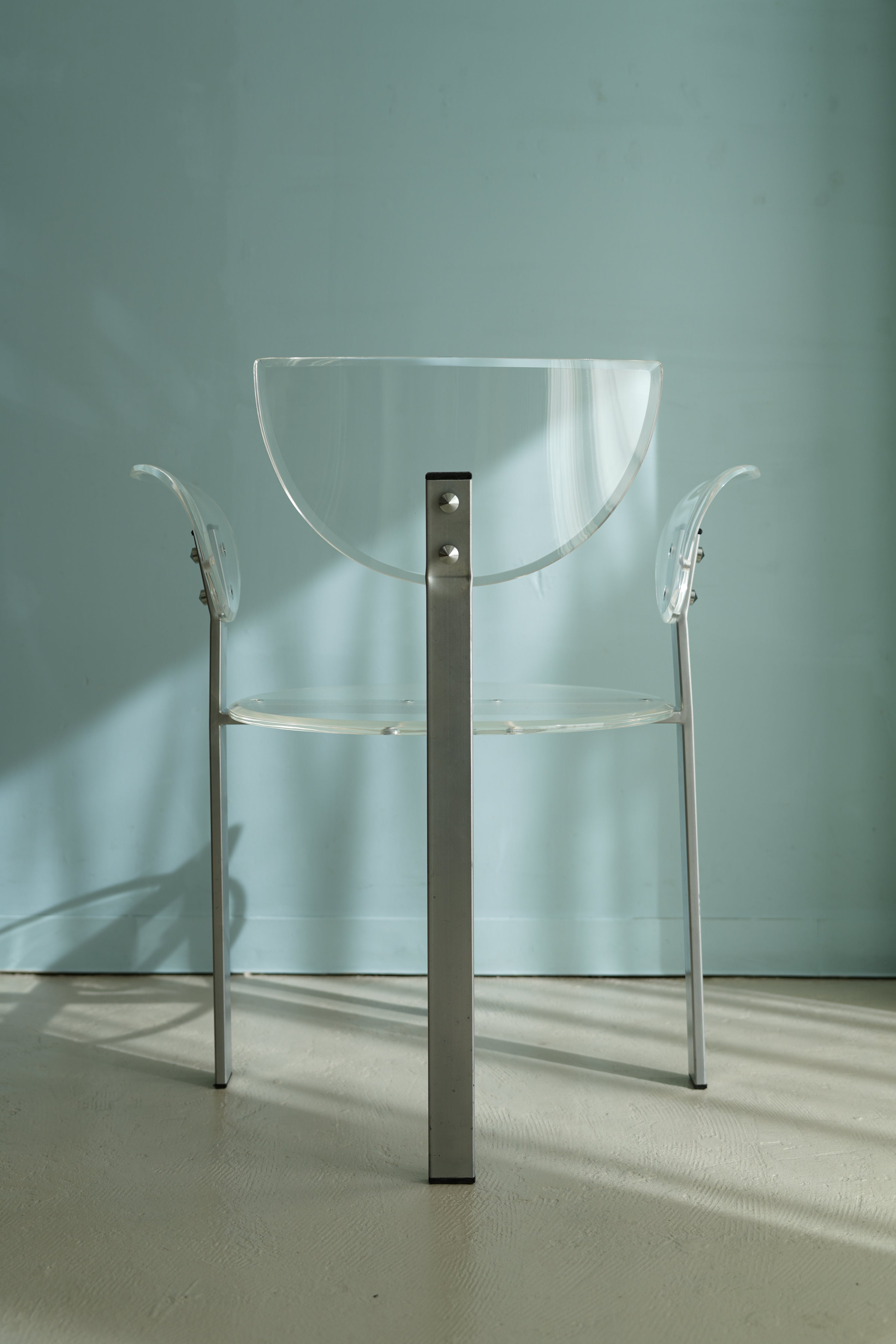 アクリルアームチェア ポストモダンデザイン/Acryl Arm Chair Post