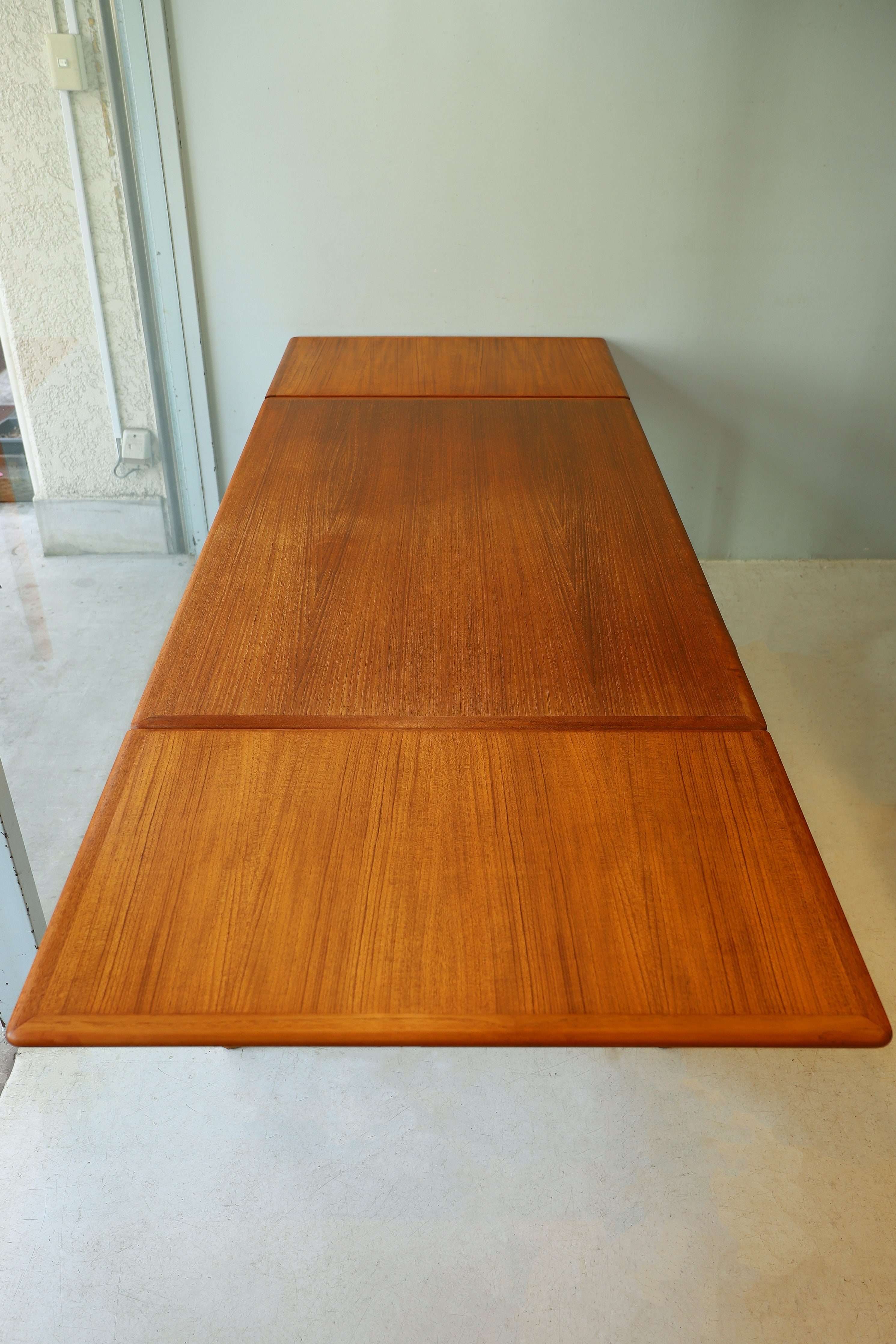 デンマークヴィンテージ エクステンション ダイニングテーブル チーク