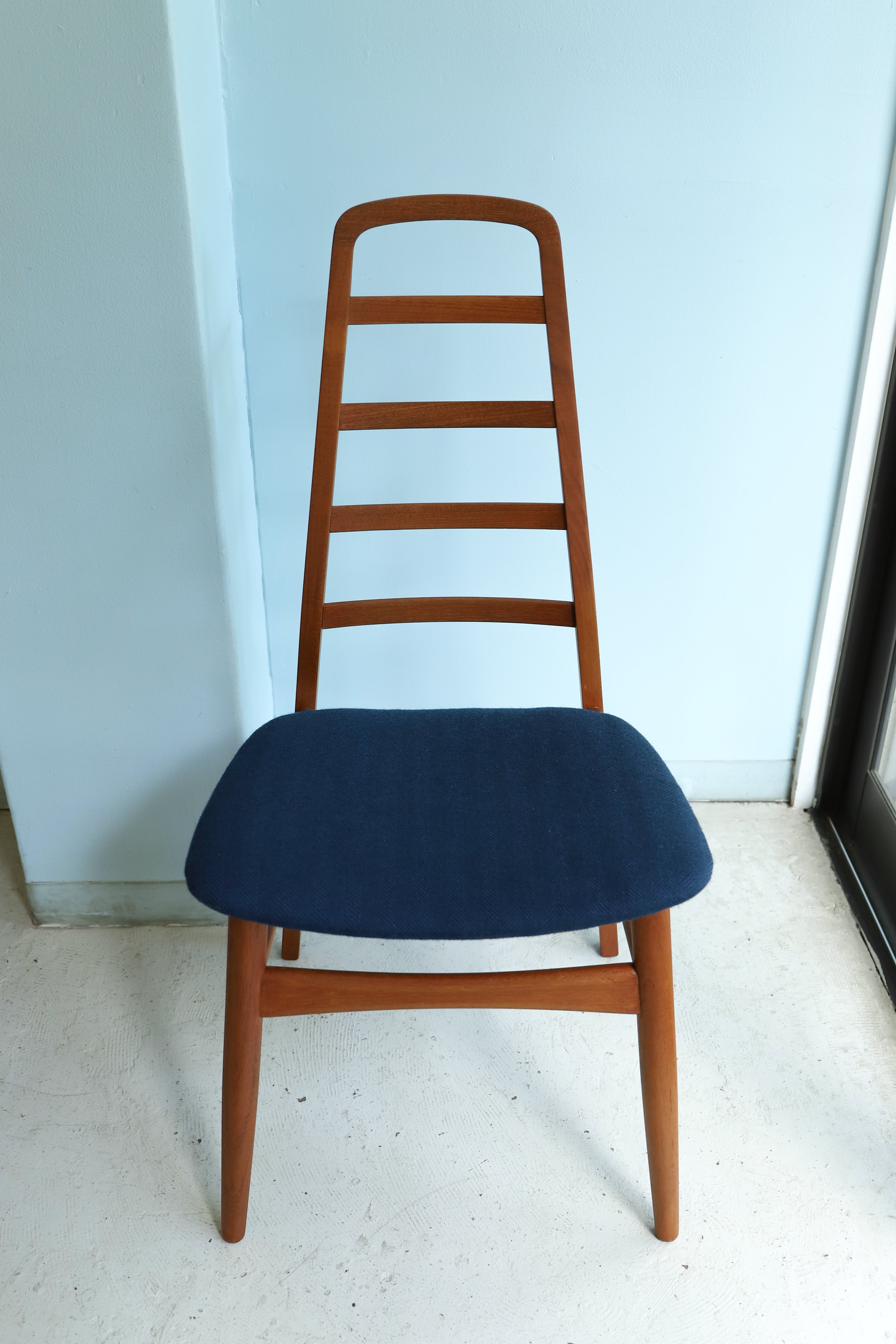 デンマークヴィンテージ ハイバック ダイニングチェア チーク材 北欧
