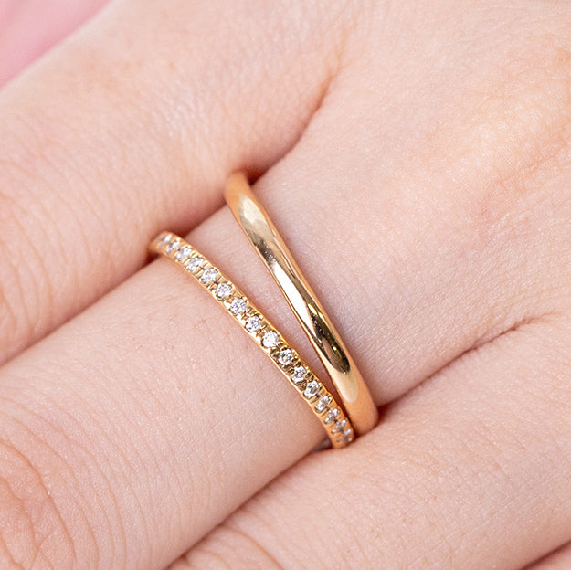 K18/Pt「アロトラーレ」リング｜【オレフィーチェ】Orefice