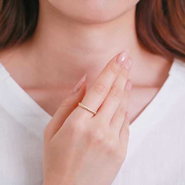 K18/Pt「ライラック」リング｜【オレフィーチェ】Orefice